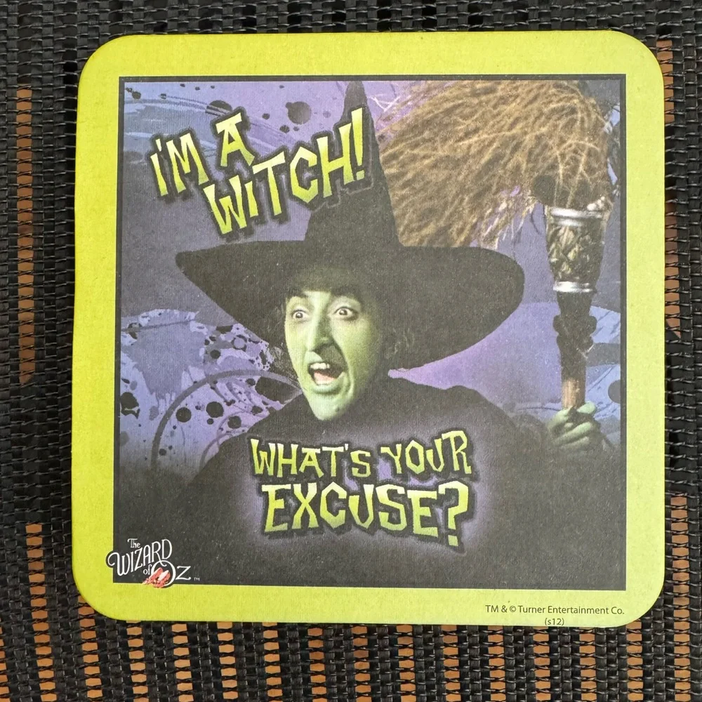 🌷Wizard of Oz Wicked Witch of the West Set of 8 Coasters